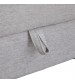 Loui Grey Fabric Electric Recliner Chaise Sofa with Storage