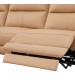 William Top Grain Leather Electric Recliner Chaise Sofa with Storage