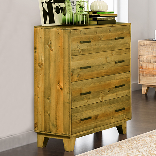 Buy Woodstyle Light Brown 4 Drawers Tallboy Online In Melbourne